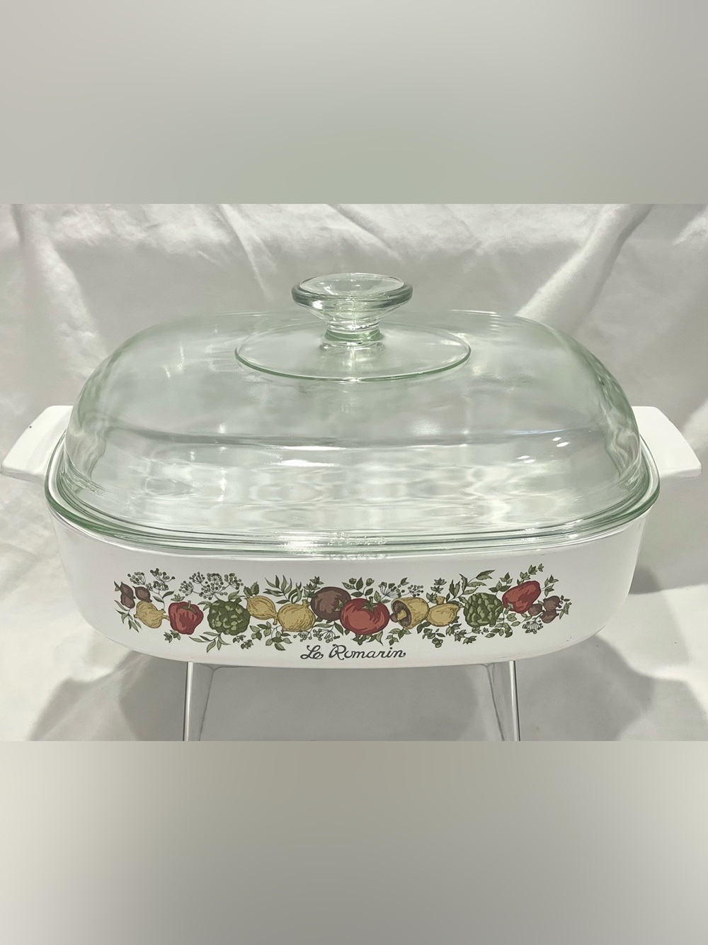 EUC Vintage Corningware “Spice of Life” A-10 Covered Bakeware Casserole Dish
